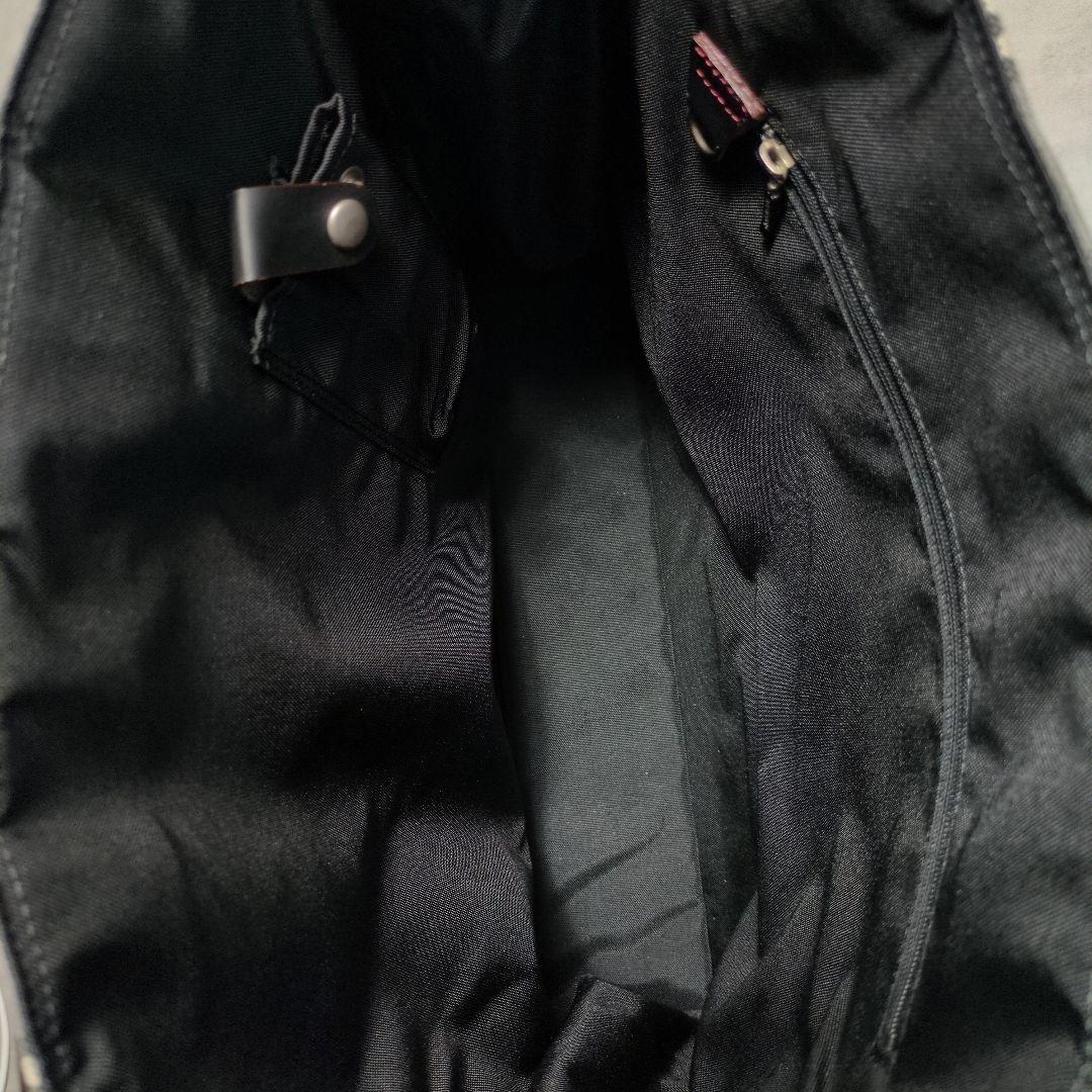 BURBERRY ブラックレーベル ノバチェック トートバッグ レザー使い