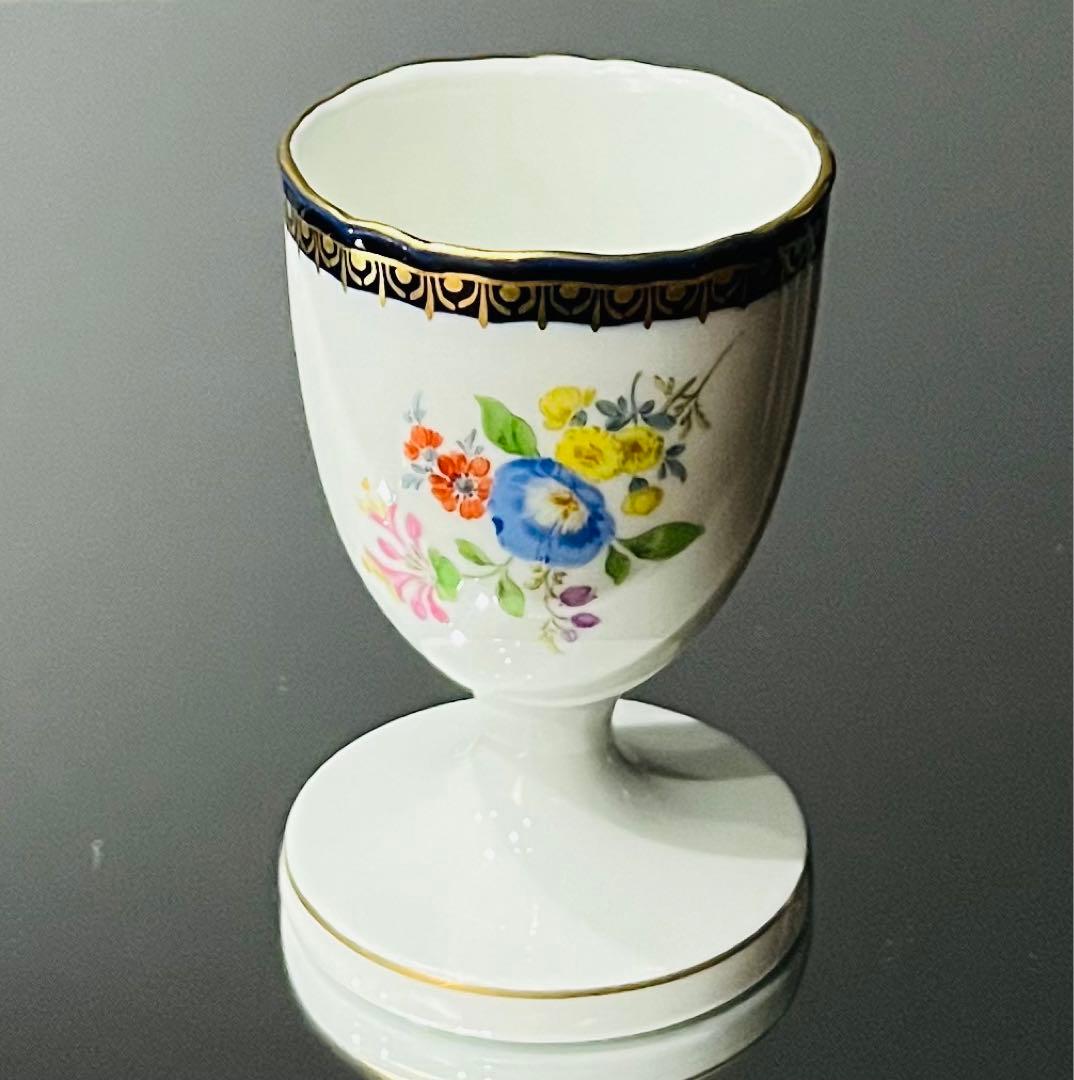 Meissen マイセン/※1級品 Ａカンテ 金彩フラワー　エッグスタンド　C