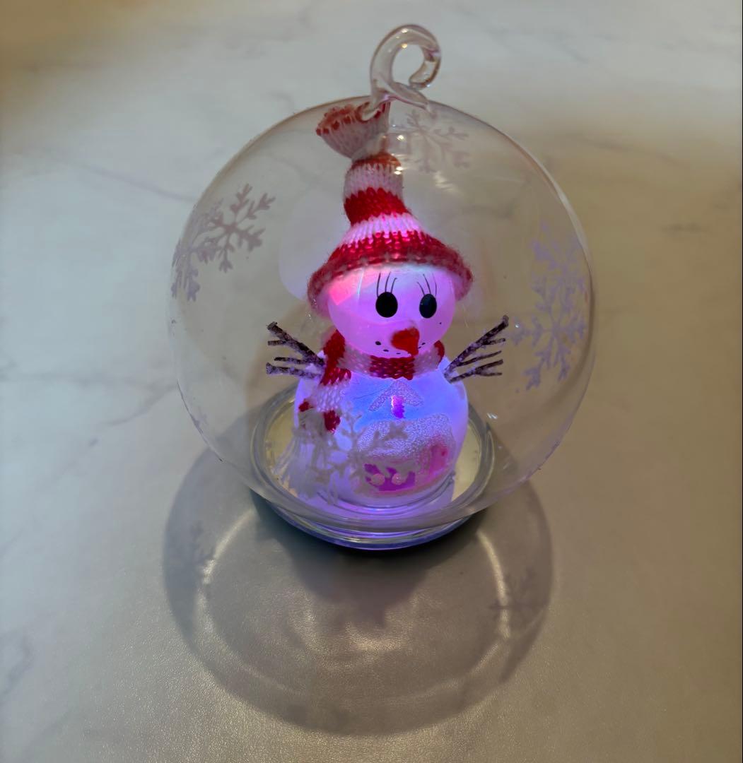 Franc franc☆クリスマスリース＆ 　　　スノードームset