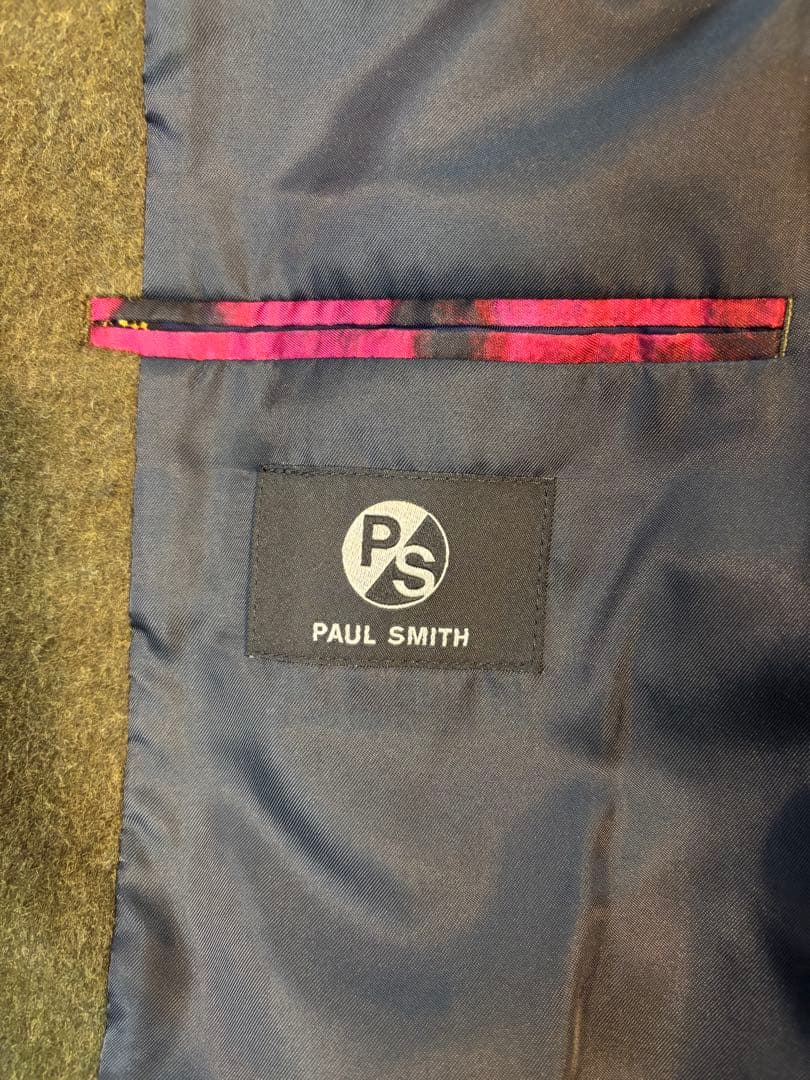 ポールスミス オリーブグリーン チェスターコート L