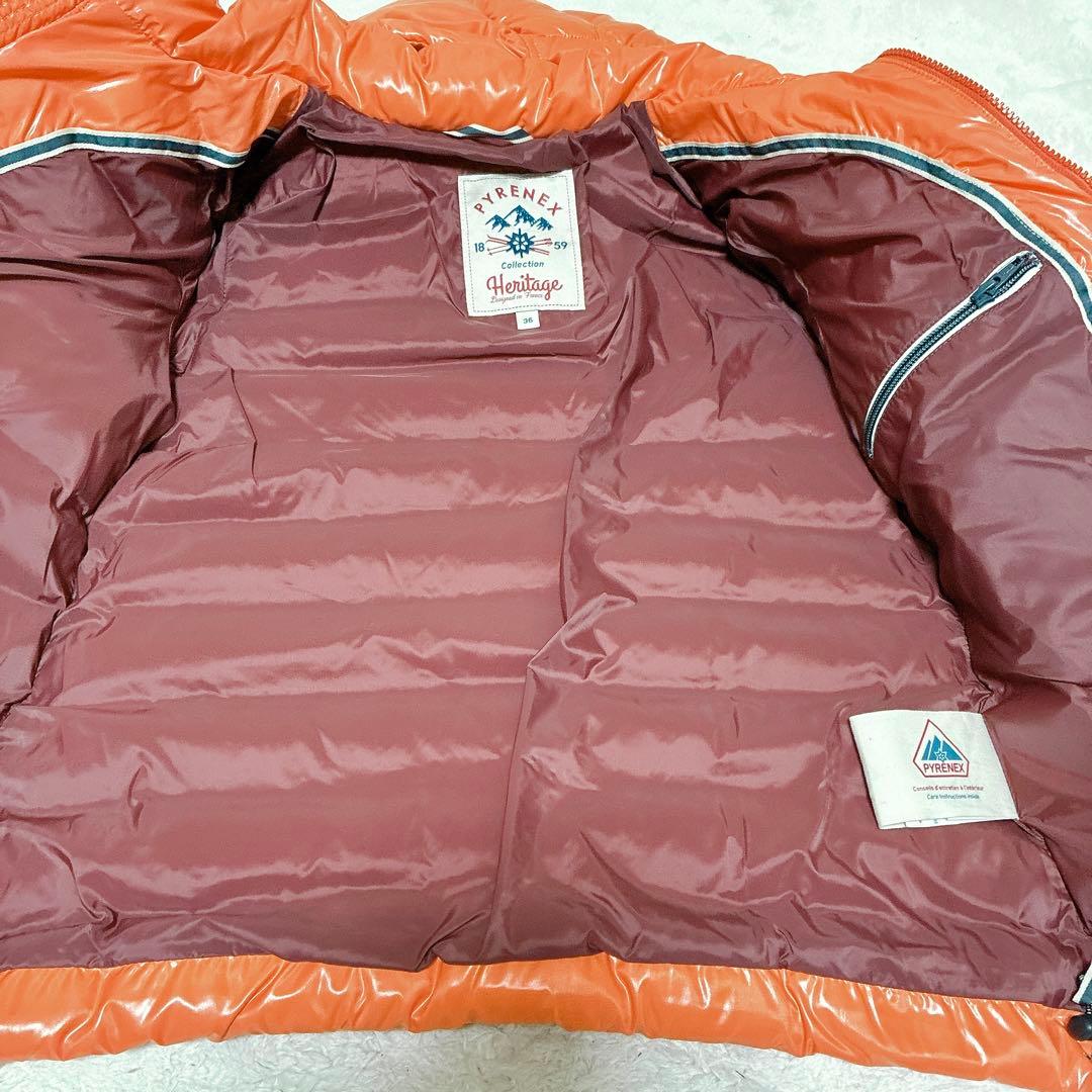 新品未使用　タグ付き　PYRENEX ピレネックス　ダウンジャケット　オレンジ