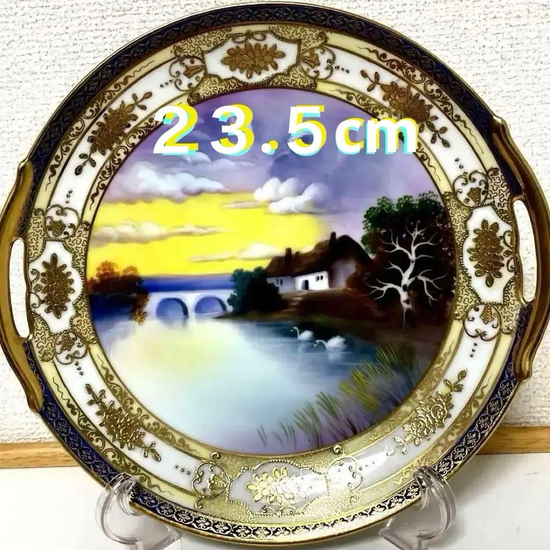 ◇美品＊１９０８年＊英国輸出・２３.５cm×２２.８cm・オールドノリタケ・