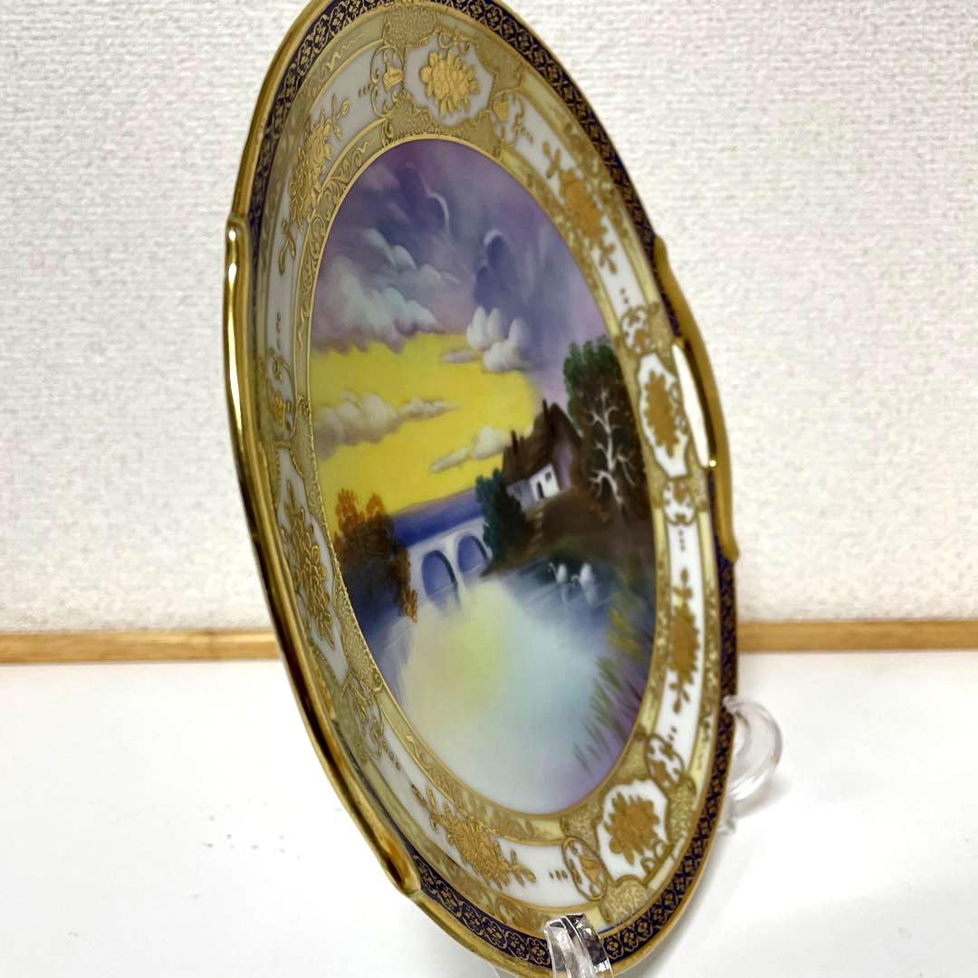 ◇美品＊１９０８年＊英国輸出・２３.５cm×２２.８cm・オールドノリタケ・