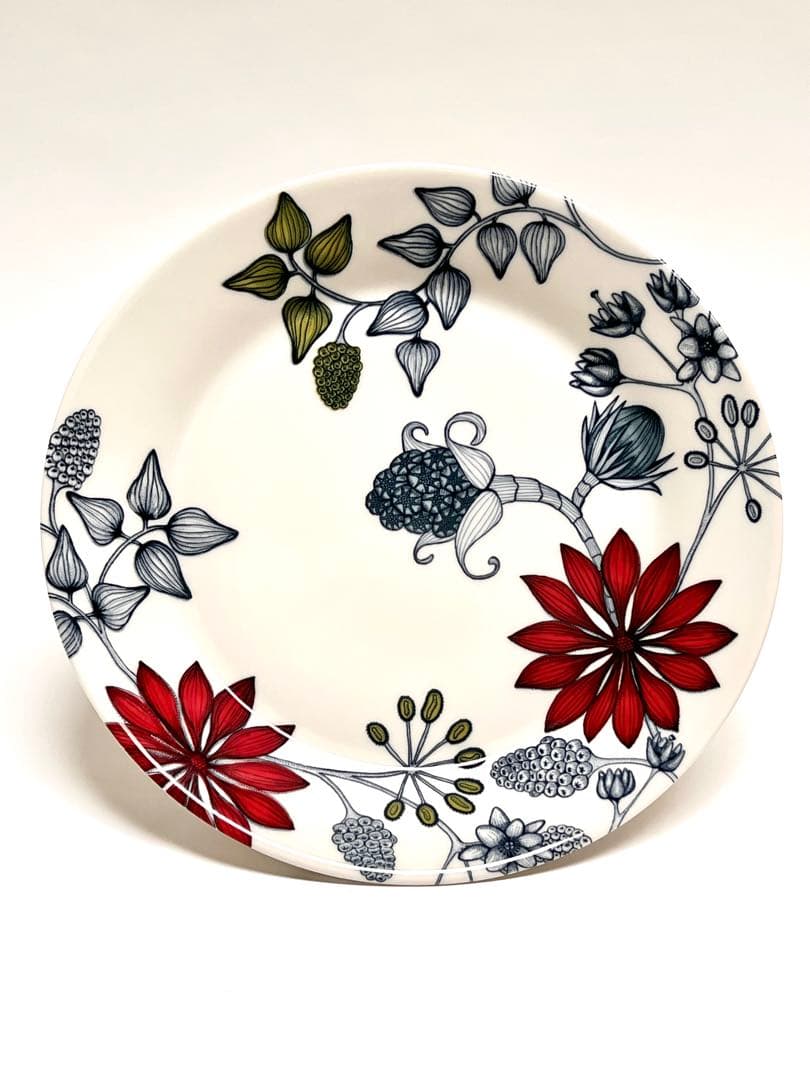 Arabiaアラビア ルノサマーレイ、ウィンタースター プレート2枚組26cm