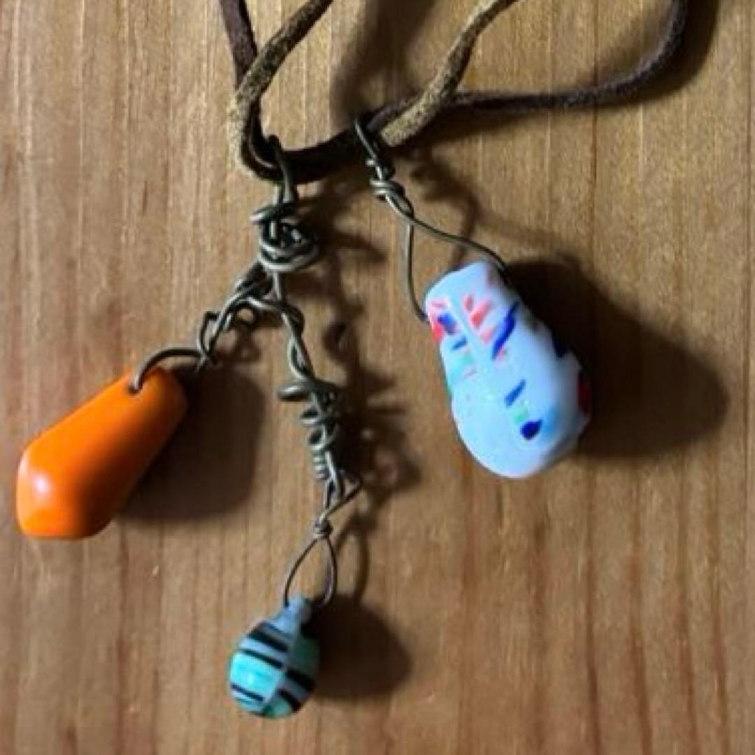 1点もの　アンティーク　ビンテージビーズ　アクセサリー　ネックレス