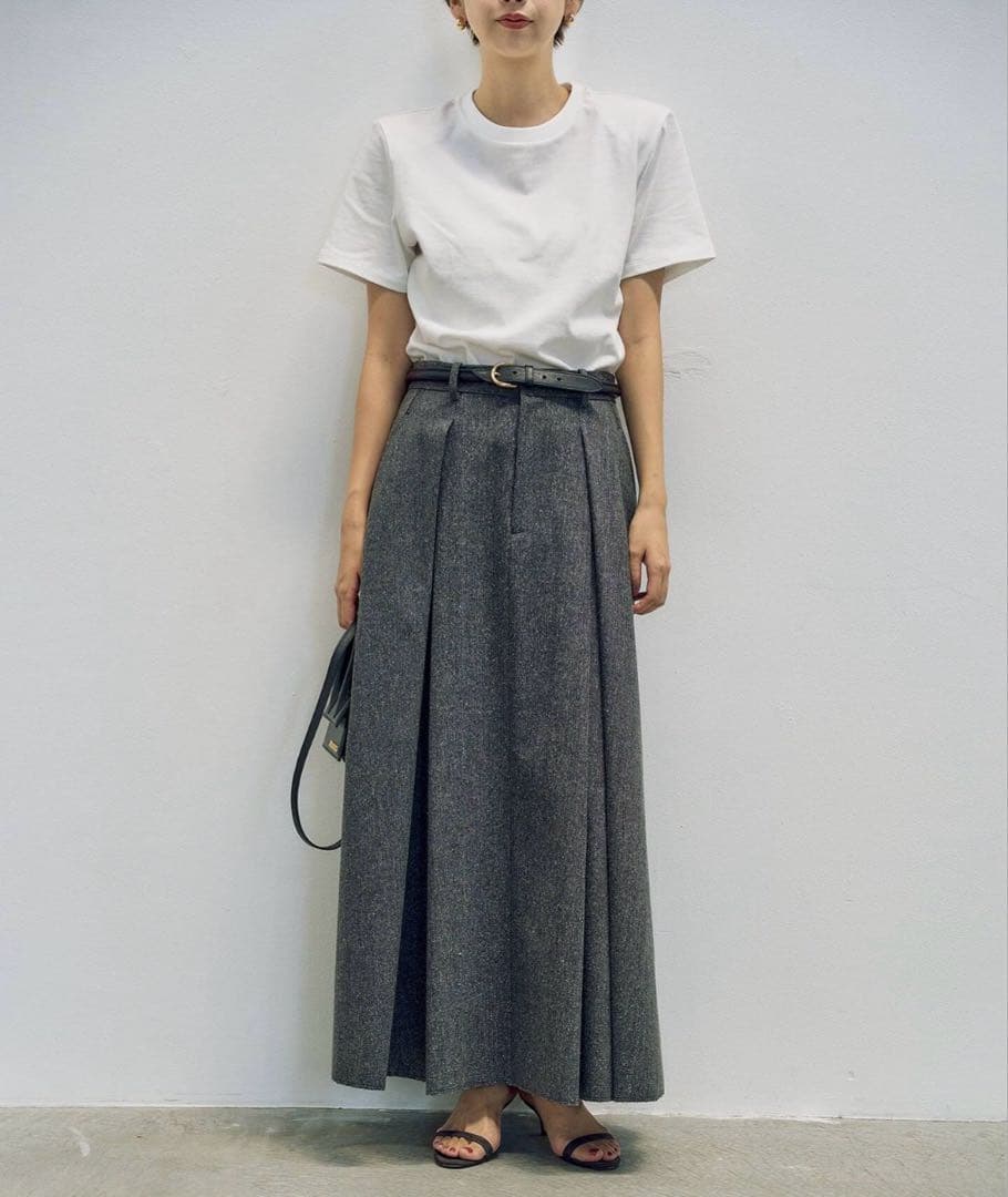 ゆうき　　Plage R'AM TWEEDボンディング スカート