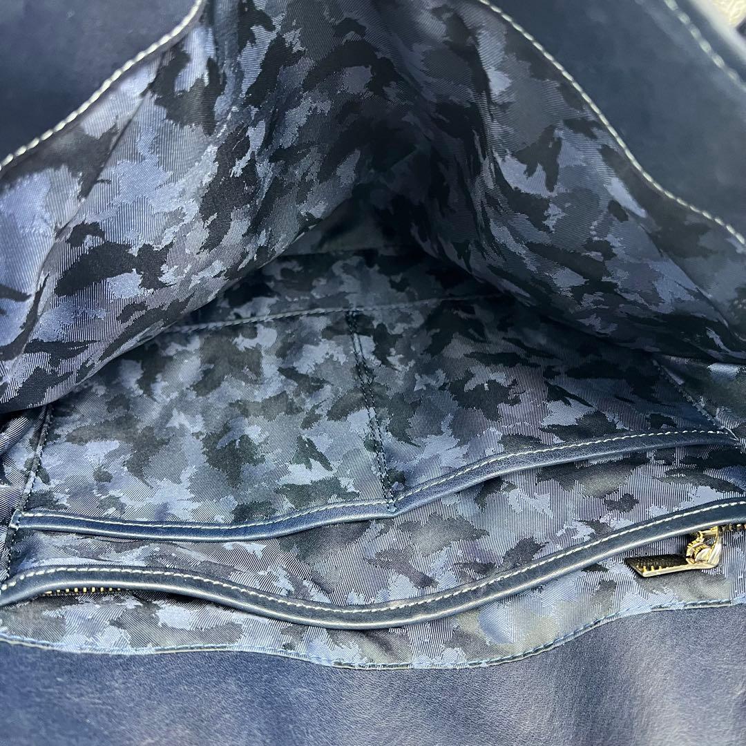 Aniary 2WAY カモフラージュ レザー トートバッグ