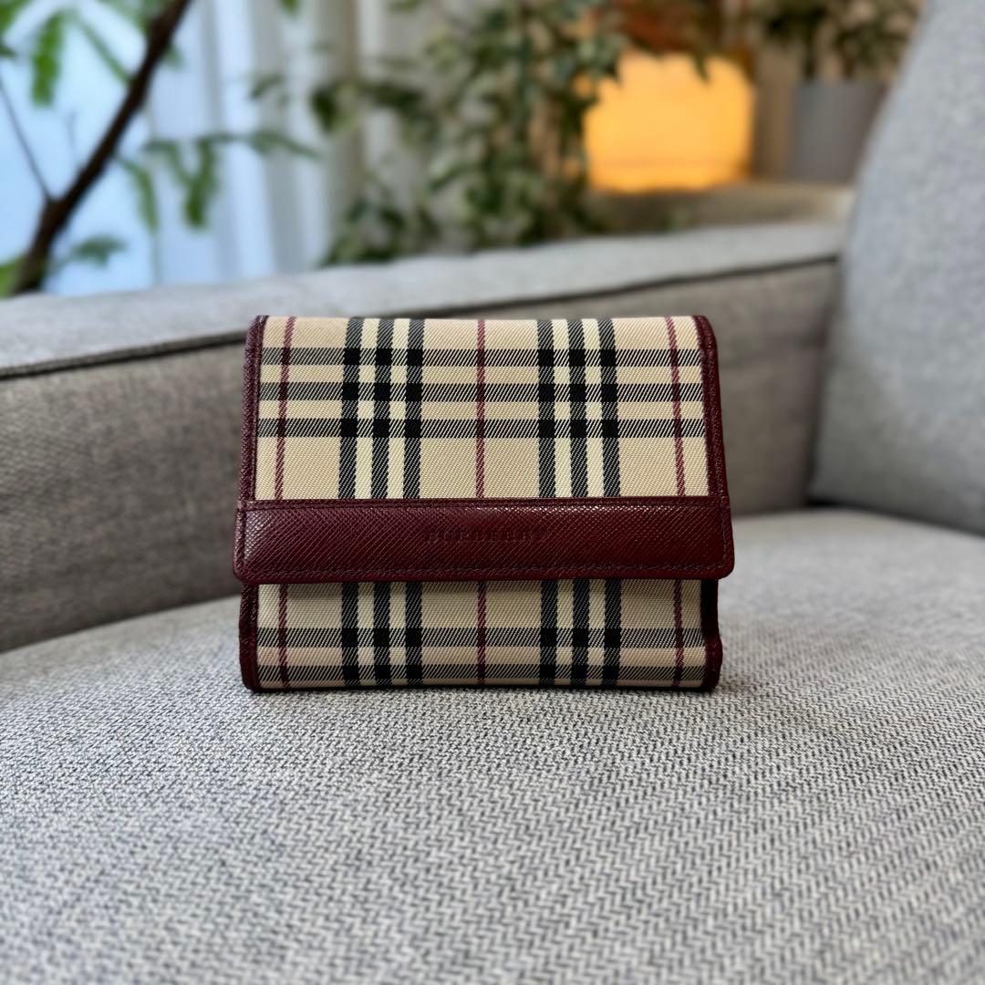 BURBERRY バーバリー ノバチェック コンパクトウォレット