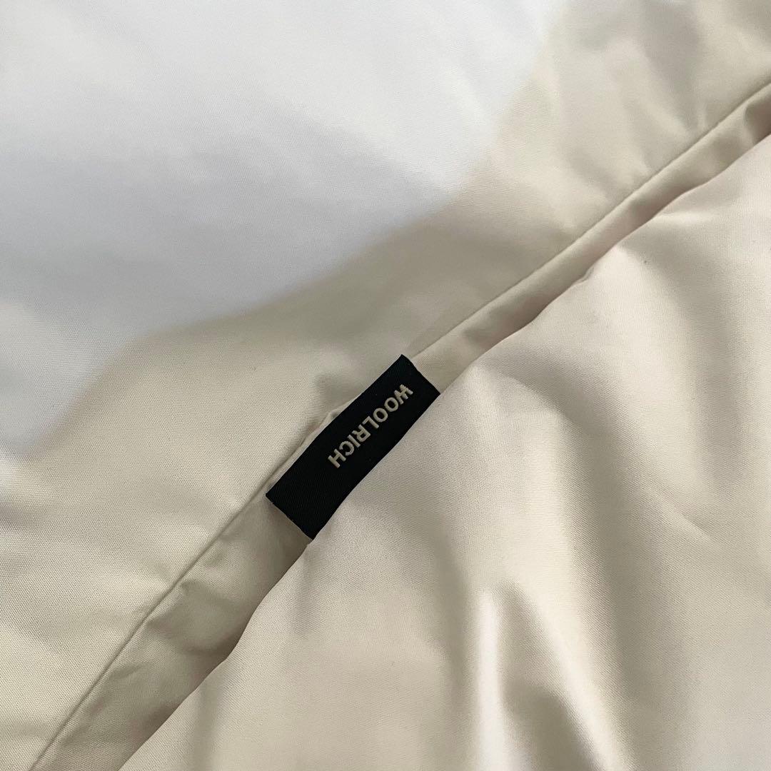 美品★ウールリッチ　ラグジュアリー　コクーン　ダウンジャケット　アイボリー系　S