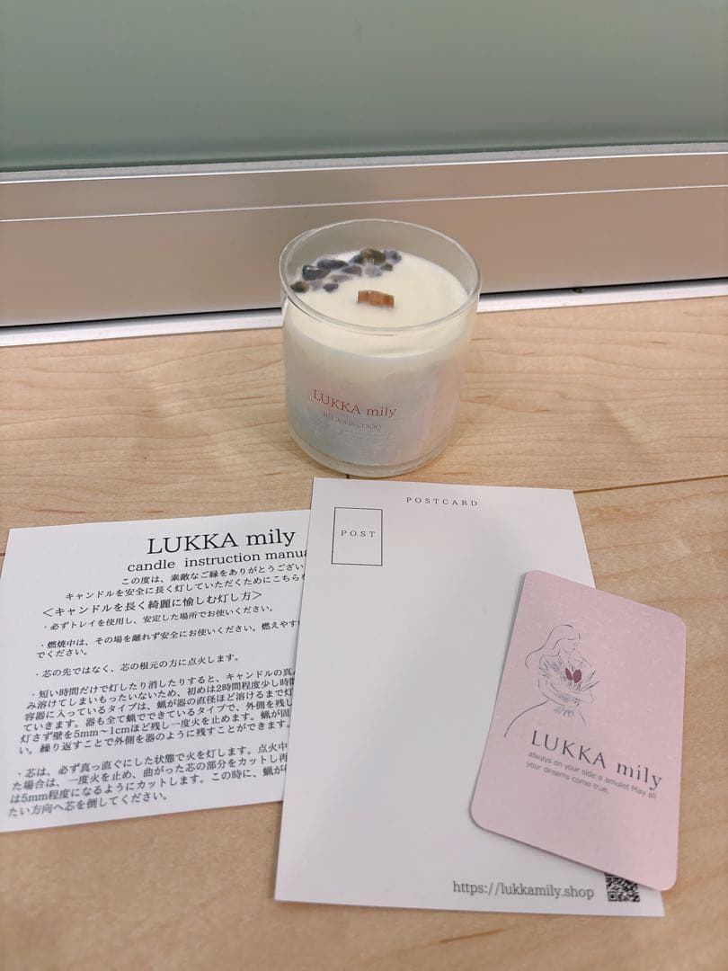 LUKKA mily アロマキャンドル 4周年限定品
