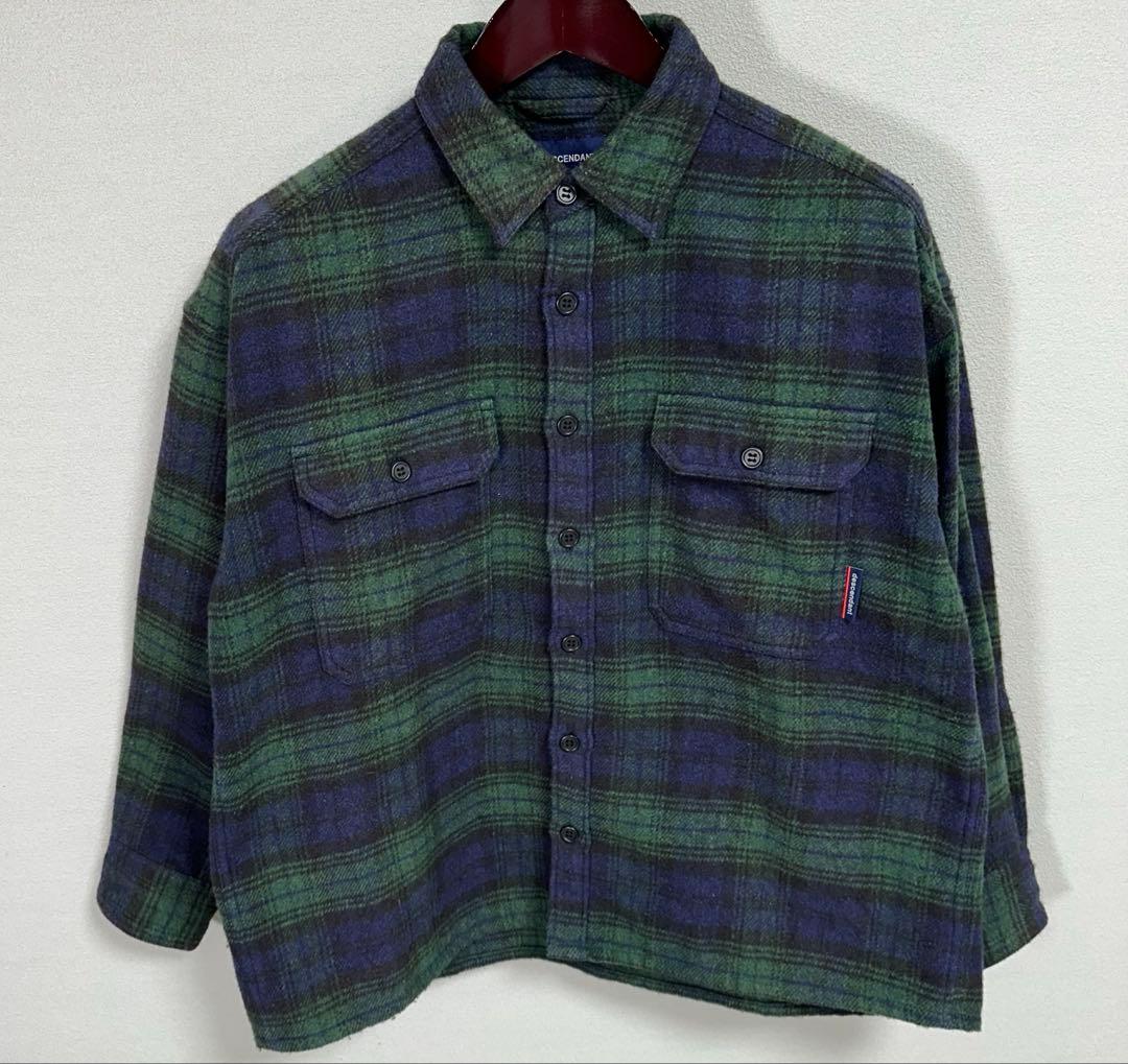 DESCENDANT／VANNING CHECH LS SHIRT ネルシャツ