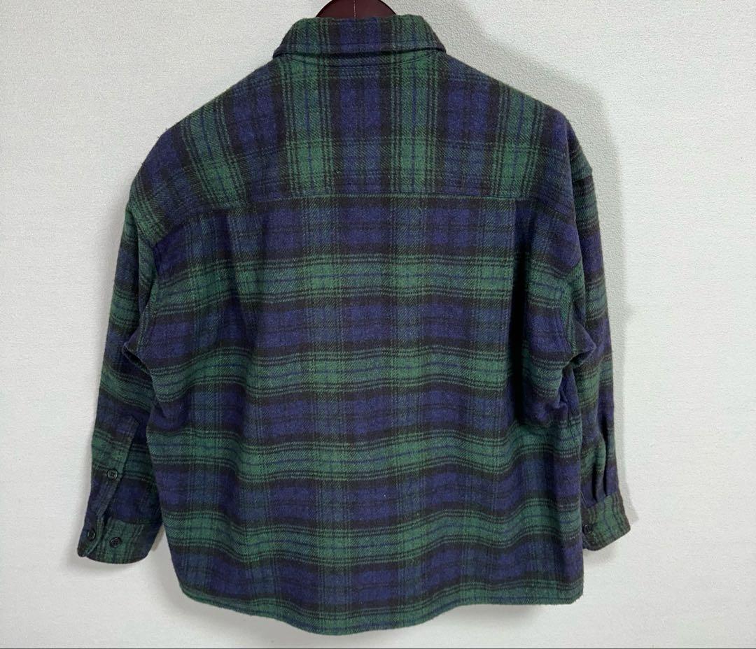 DESCENDANT／VANNING CHECH LS SHIRT ネルシャツ