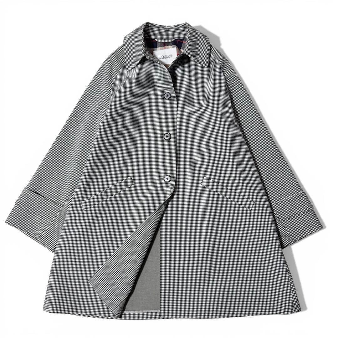 極美品✨️23AW　マッキントッシュ　ウェルベリー　シェパードチェックコート　38