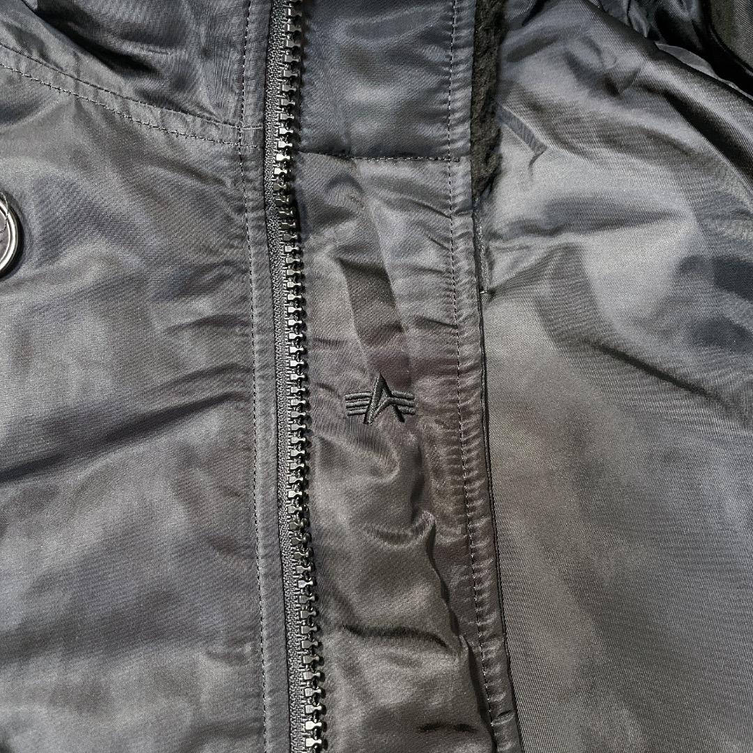 JAPAN FIT アルファインダストリーズ N-3B N3B XL 黒 ファー