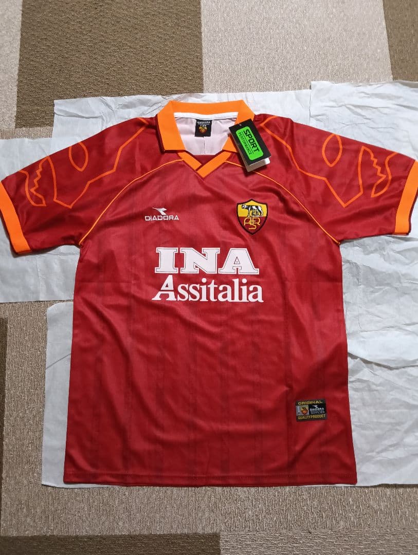 週末価格！AS ROMA 中田英寿8 ローマ Lサイズ新品 ユニフォーム