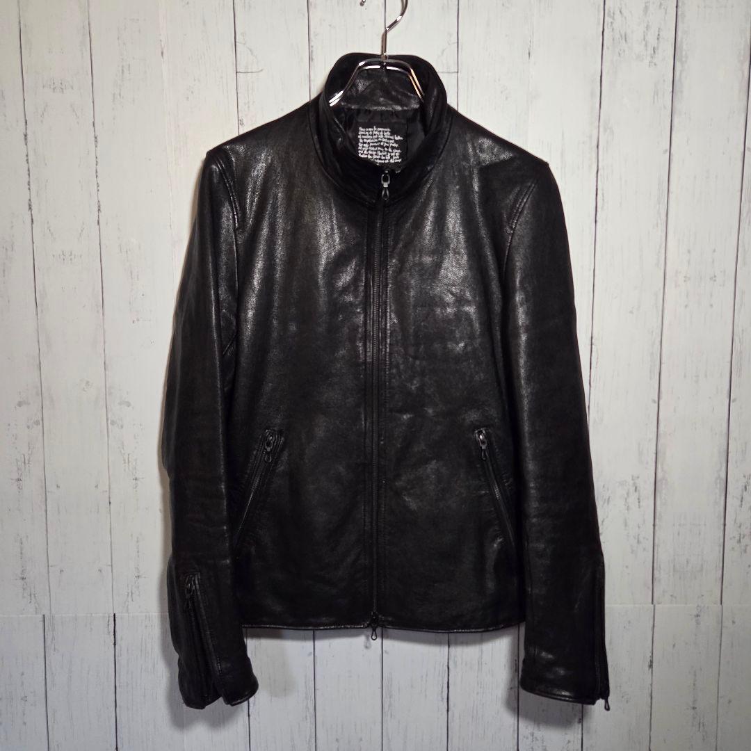 激美品 ナノユニバース THERMOLITE レザージャケットM