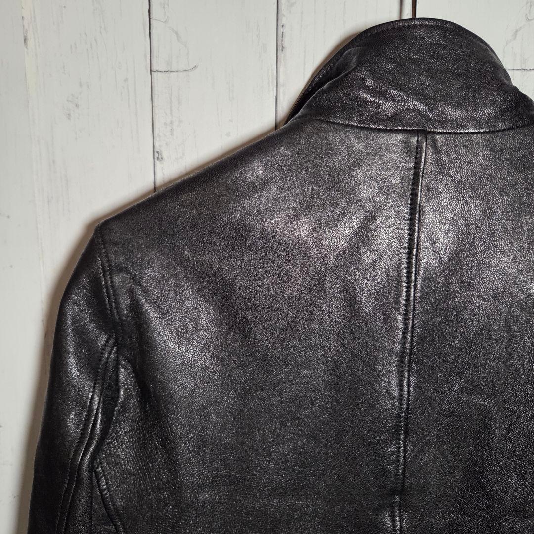 激美品 ナノユニバース THERMOLITE レザージャケットM