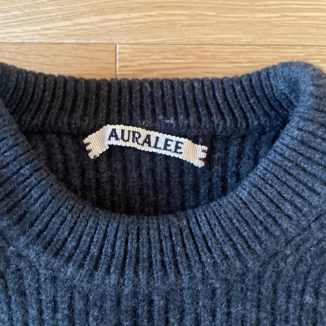 AJURALLEE リブ編みニット