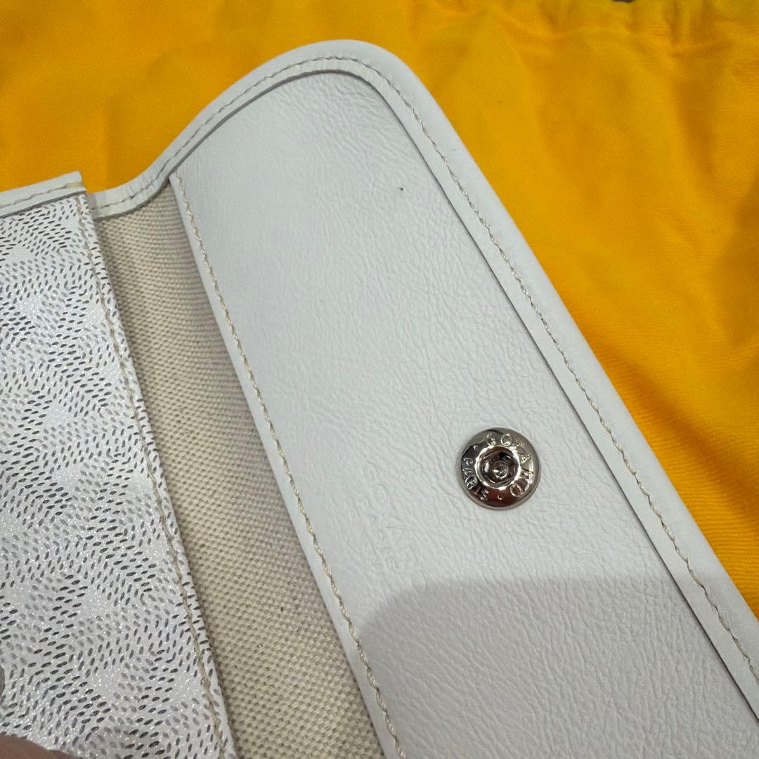 GOYARD ゴヤール サンルイPM トートバッグ　新品ポーチ付き　ホワイト　白