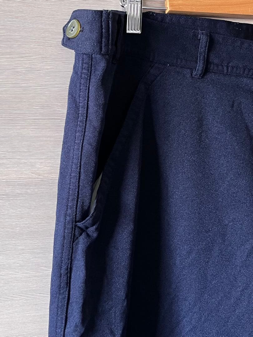 25ss コムデギャルソンシャツ ポリ縮ユーティリティパンツ NAVY M