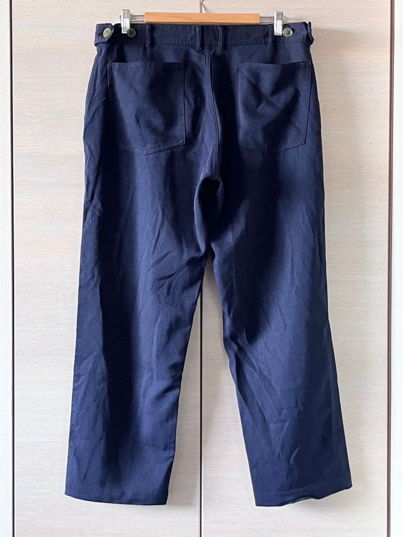 25ss コムデギャルソンシャツ ポリ縮ユーティリティパンツ NAVY M