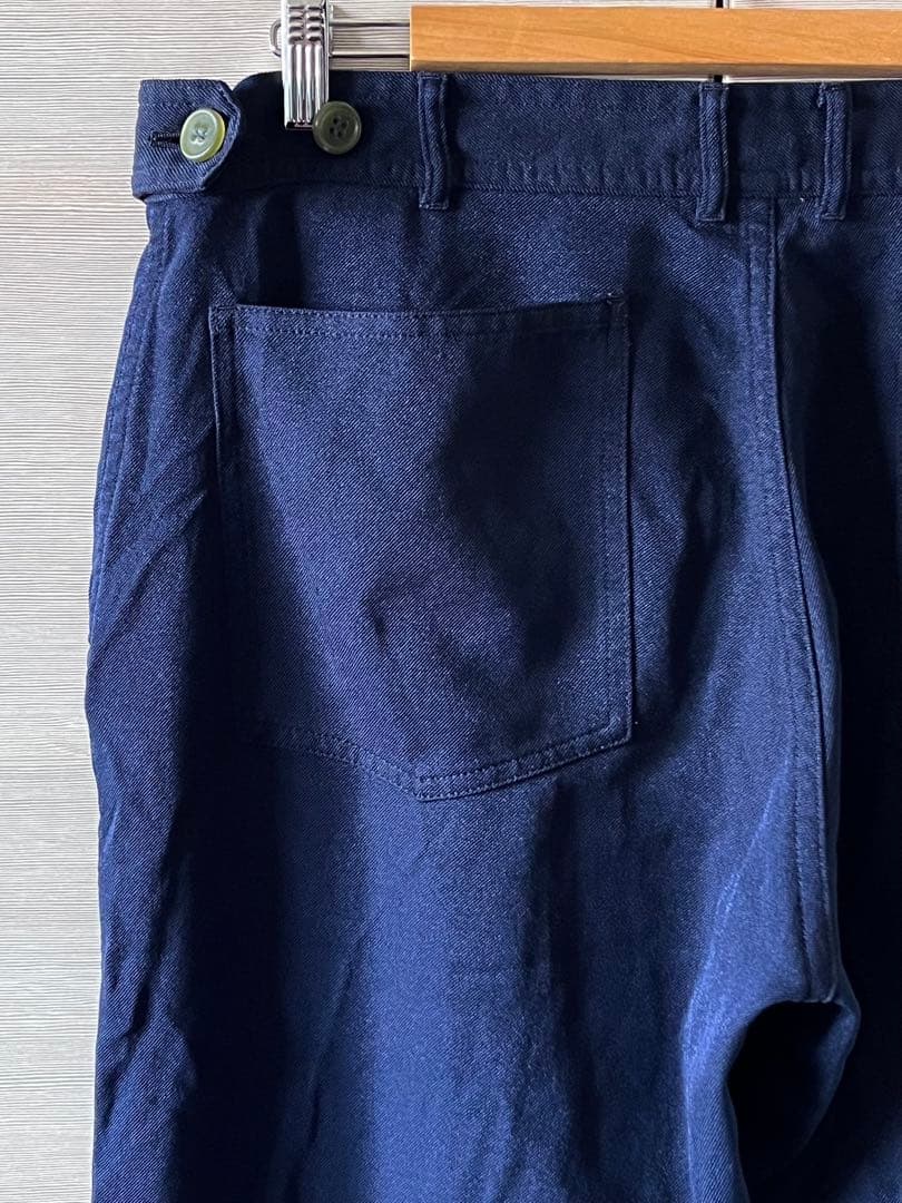 25ss コムデギャルソンシャツ ポリ縮ユーティリティパンツ NAVY M