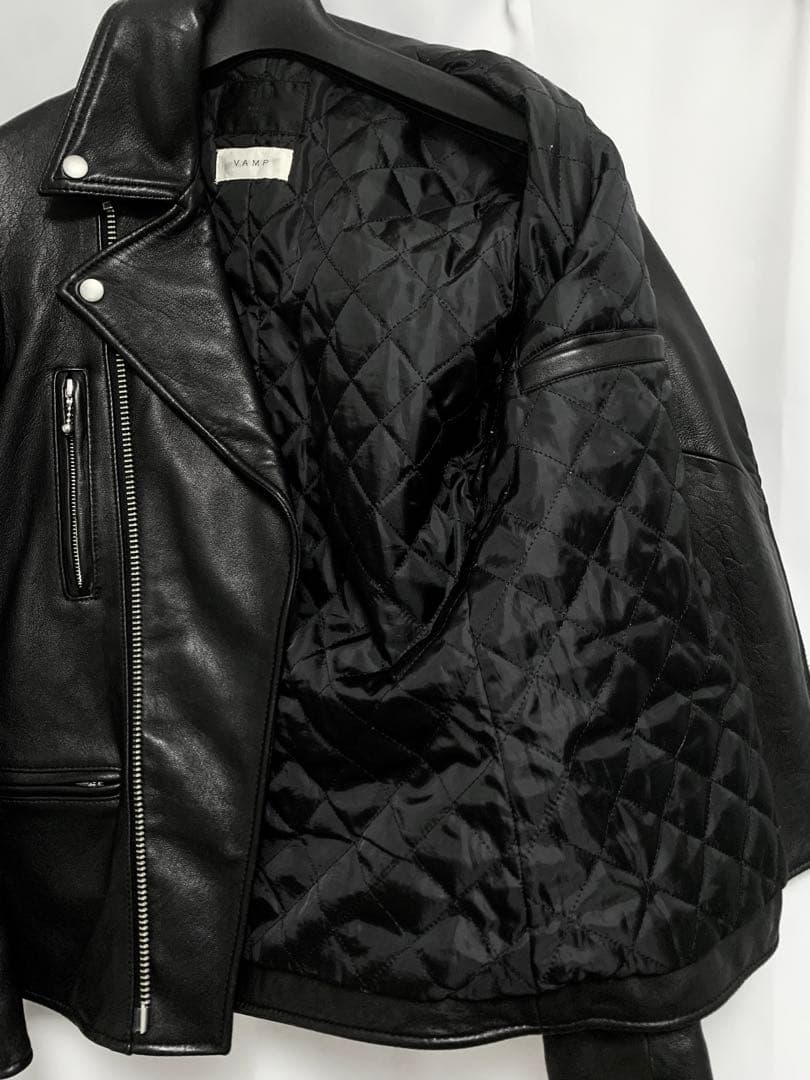 URBAN RESEARCH iD × VAMP 羊革 ダブルライダース M