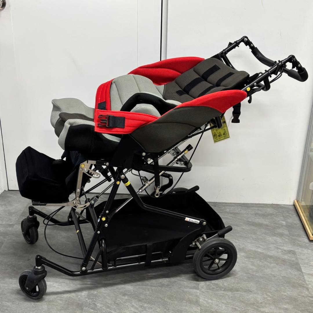 ◇きさく工房 ティルト式 バギー 車椅子 子供用 障害児用 リクライニング 札幌
