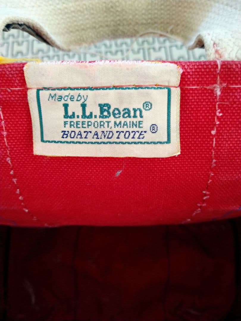L.L.Bean 80'トートバッグ.2トーンタグ
