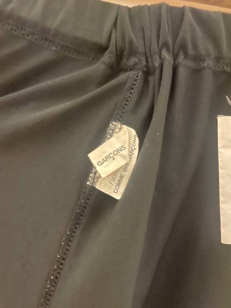 コムデギャルソン●ウールレースパンツ●ブラックパンツ