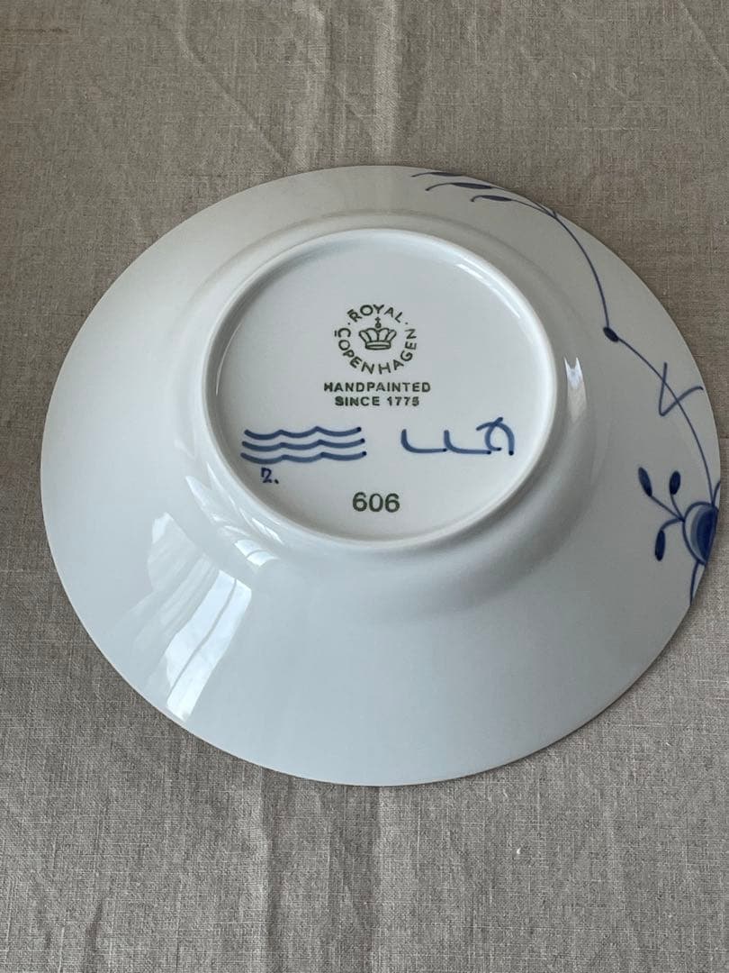 ロイヤル コペンハーゲン ブルーフルーテッド メガ ディーププレート 24cm