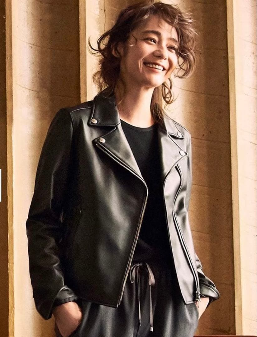 わか23区（32）シープレザー ライダースジャケット