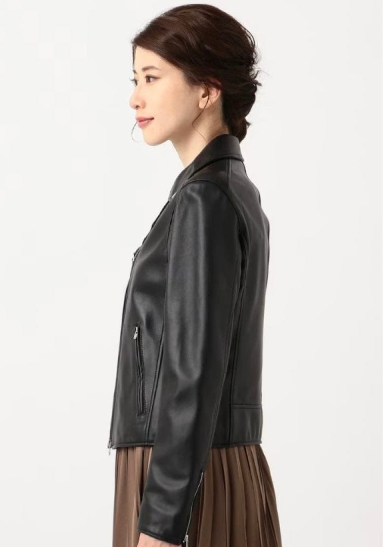 わか23区（32）シープレザー ライダースジャケット