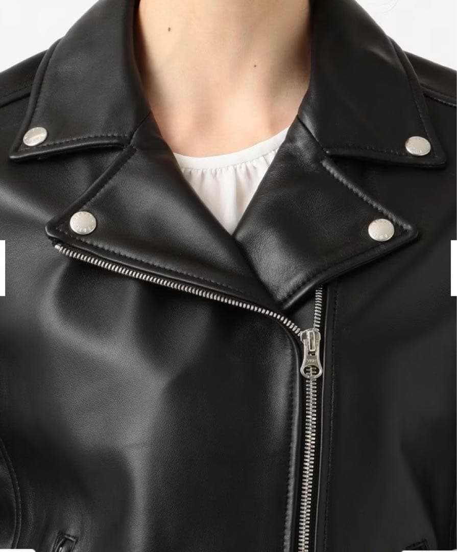 わか23区（32）シープレザー ライダースジャケット