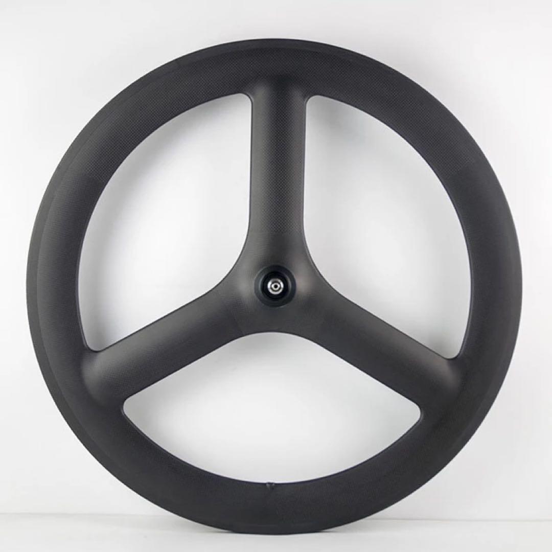 カーボンバトンホイール ピストバイクフロント用
