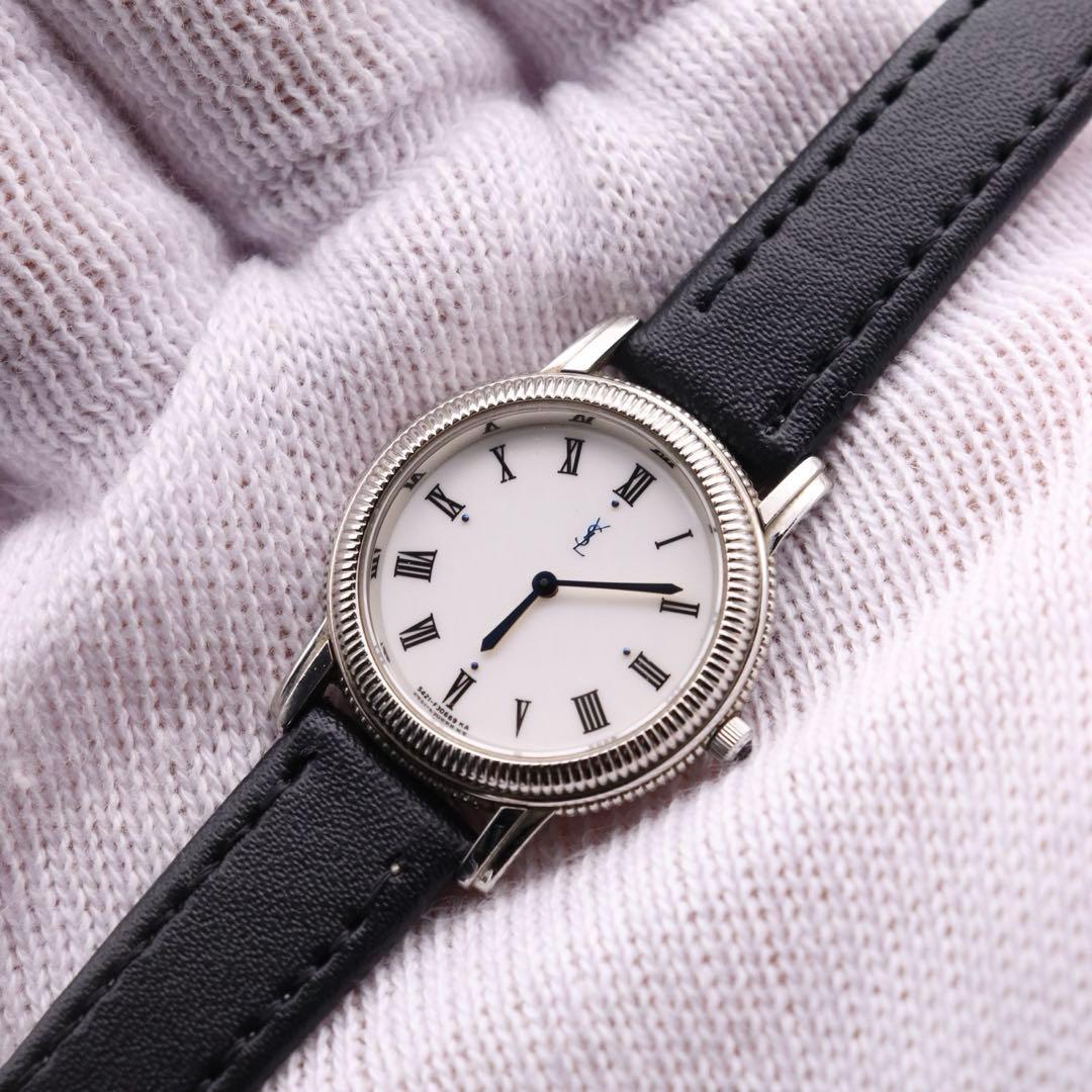 正規品【新品電池】YvessaintLaurent 5421/青針 動作品 人気