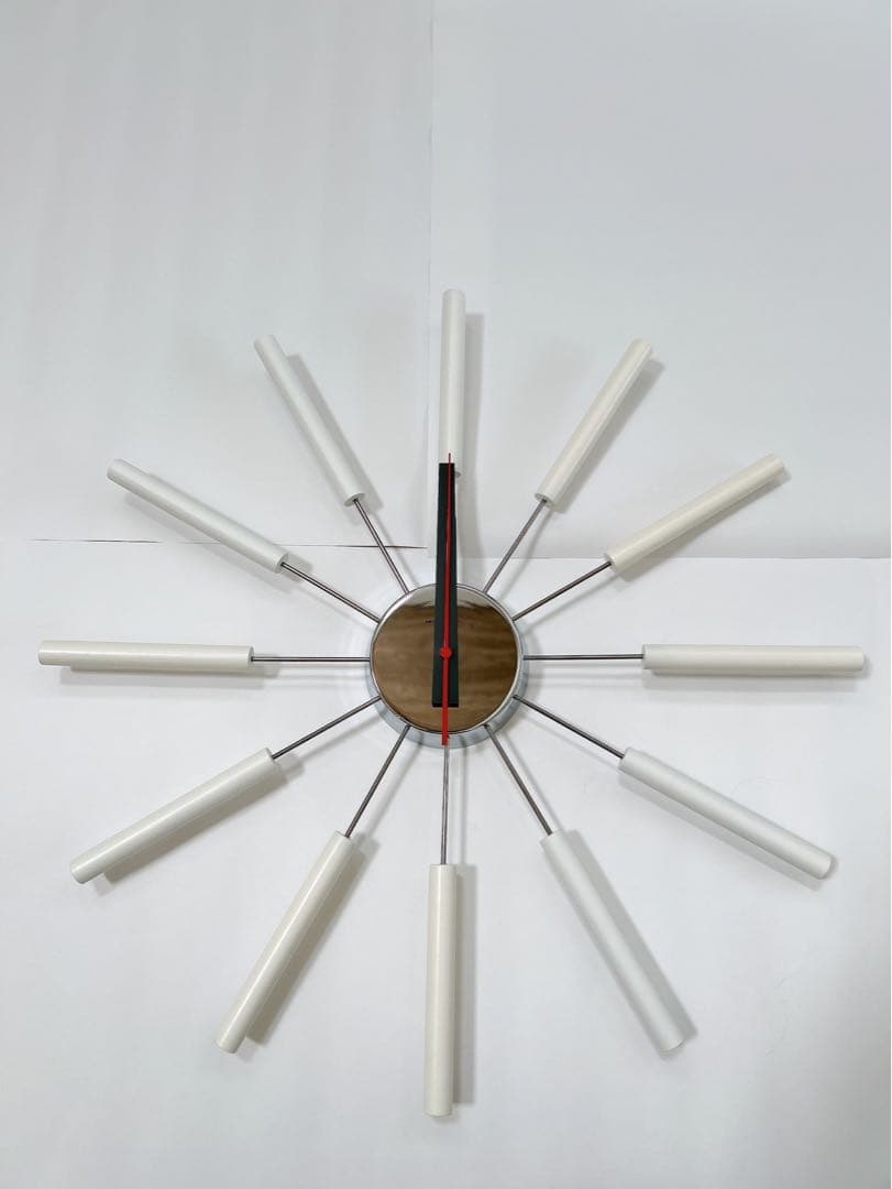 ももARTWORK STUDIO 放射状デザイン掛時計