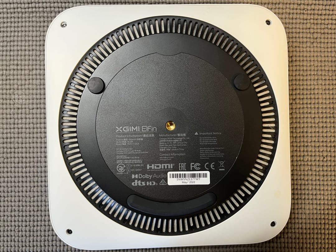 XGIMI ElFin 家庭用ミニプロジェクター Manfrotto三脚付き