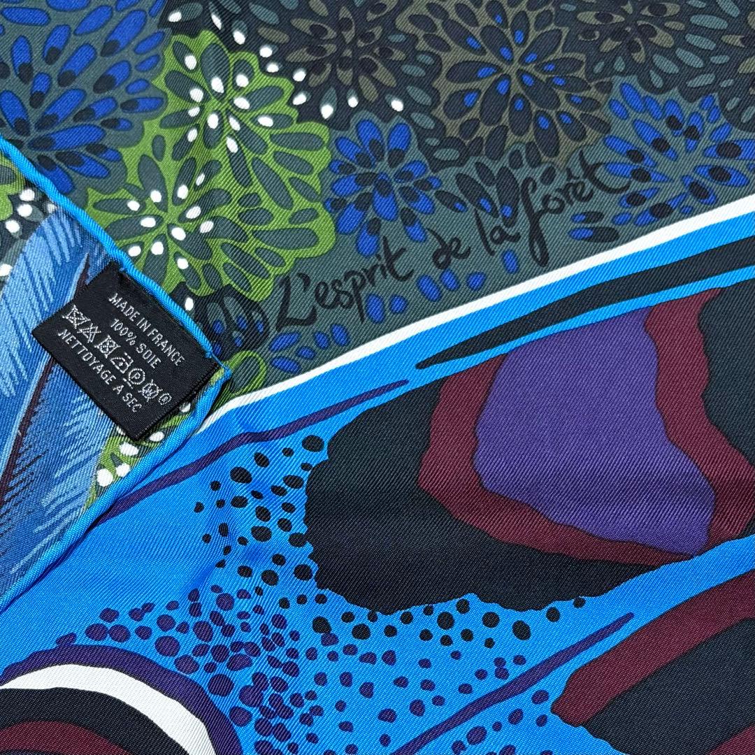 HERMES カレ90 森のエスプリ L'ESPRIT DE LA FORET