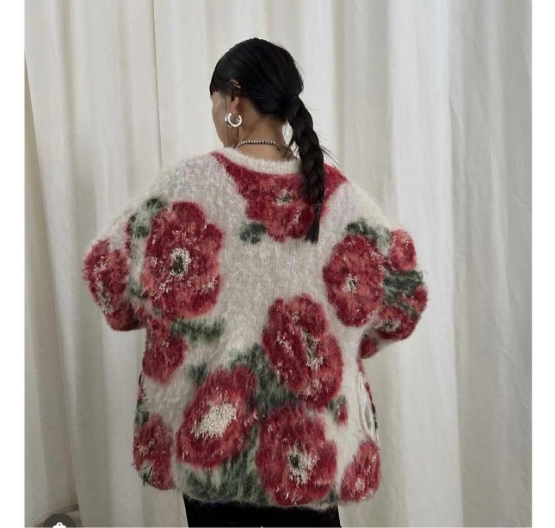 トップス Ameri VERONICA JACQUARD KNIT CARDIGAN