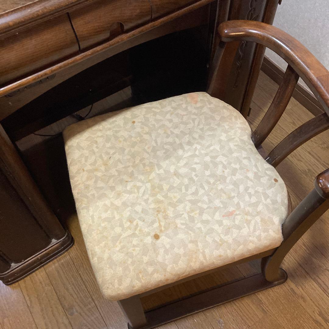 ⭐︎最終値下げ⭐︎ドレッサー 鏡台 アンティーク ブラウン 木彫り