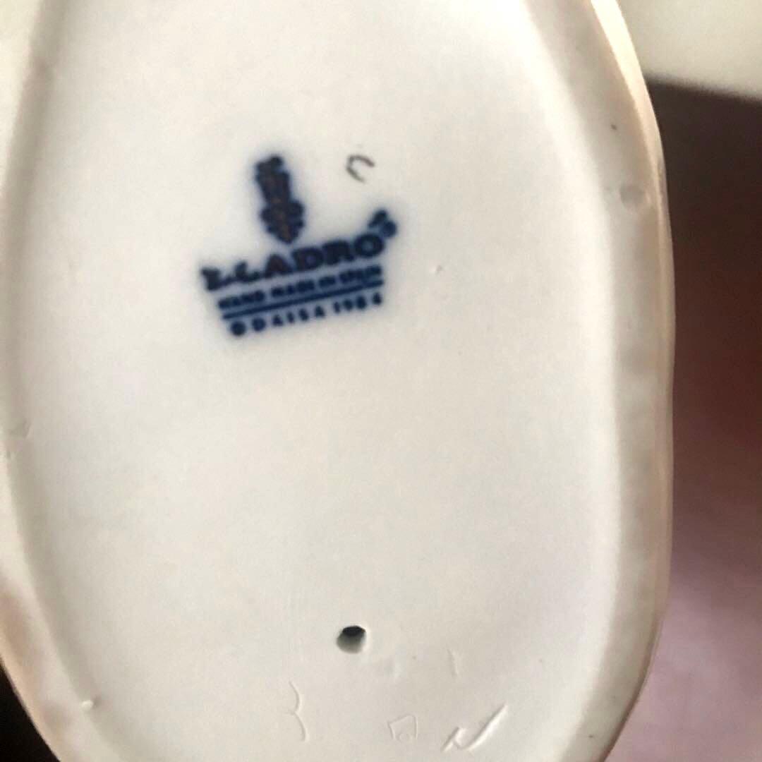 廃番希少 lladroリヤドロ キャットアンドフロッグ1442