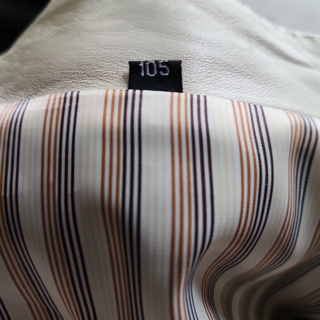 韓国レザー　シングルライダース　白　LL　羊革