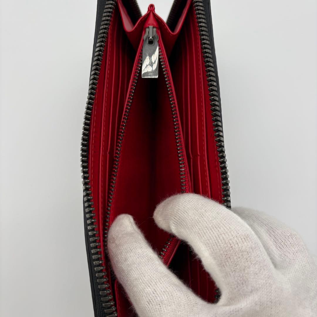 美品　クリスチャンルブタン 長財布 パネトーネ スニーカーソール 黒