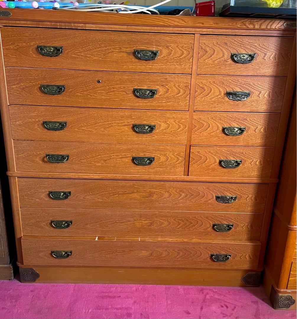 和箪笥　桐使用　和服　着物　アンティーク家具