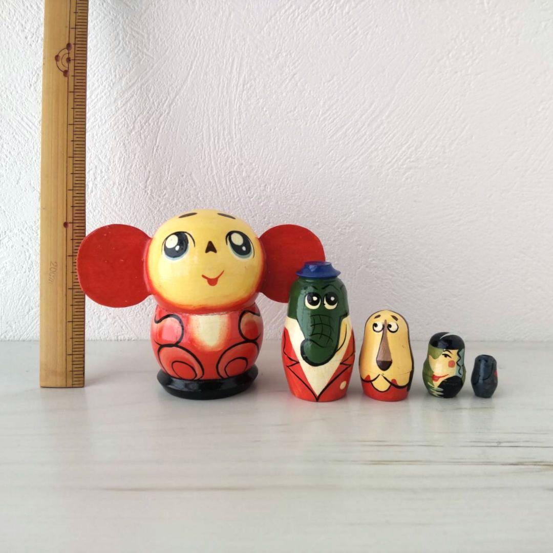 新品　チェブラーシカ　マトリョーシカ　5.4cmサイズ　5体セット