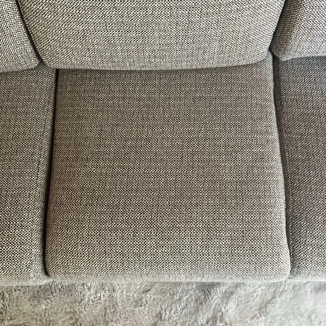 ニトリ、3人掛け布張りソファ