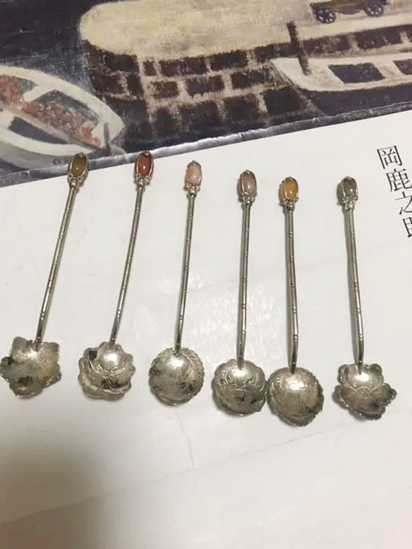 インドネシア　シルバー800 スプーン 10本　Used ヴィンテージ  訳有