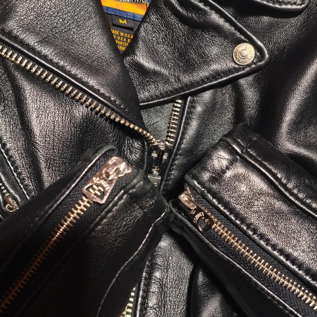 定価16.5万円 ショット 218Ｗ ラム ワンスター ライダース ジャケット