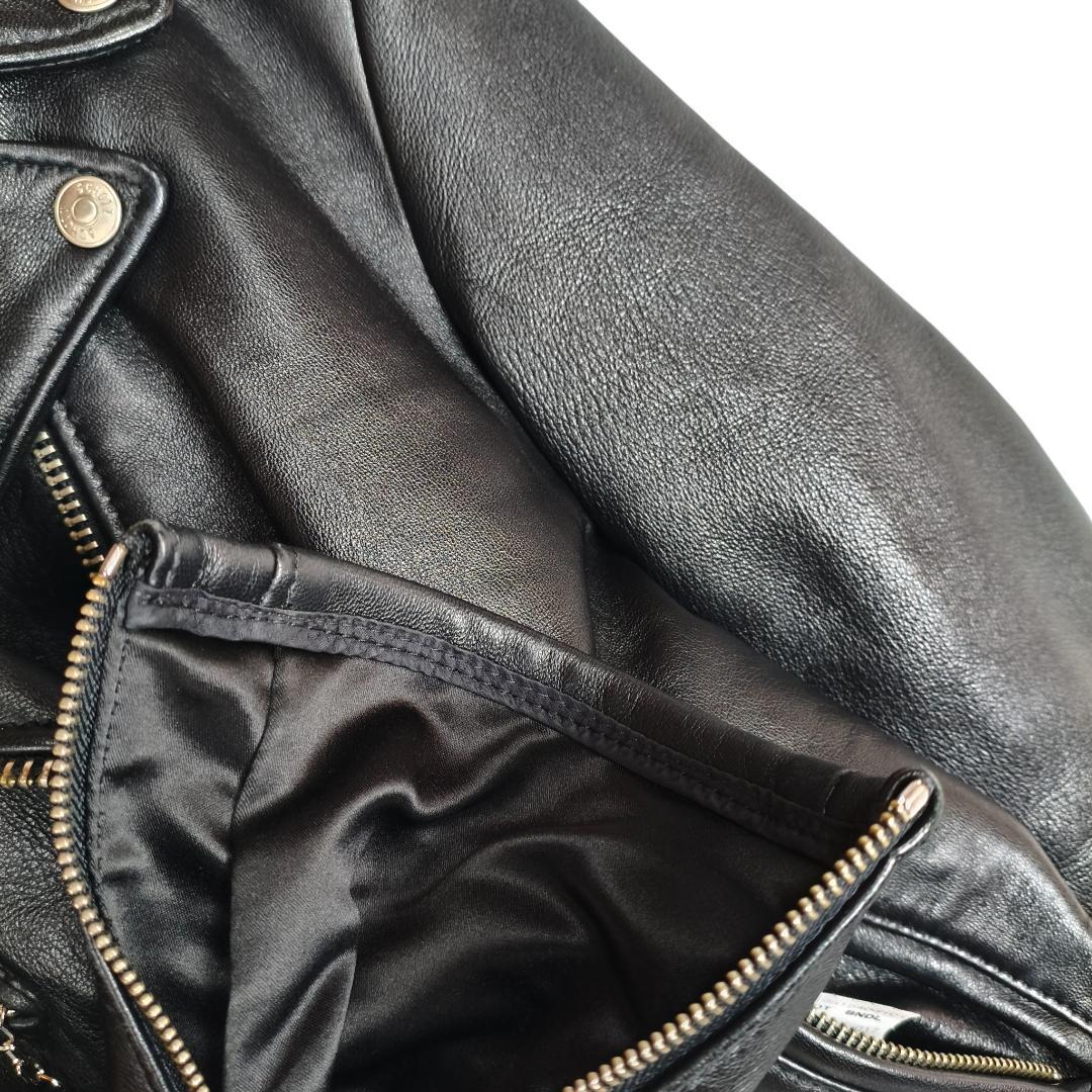 定価16.5万円 ショット 218Ｗ ラム ワンスター ライダース ジャケット